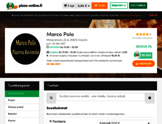 marcopolo.pizza-online.fi screenshot