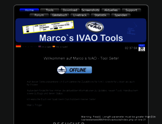 marcos-ivao-tools.net screenshot