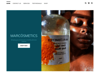 marcosmetics.com screenshot
