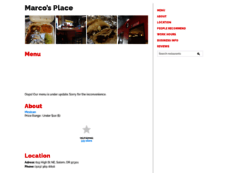 marcosplacesalem.cafecityguide.website screenshot