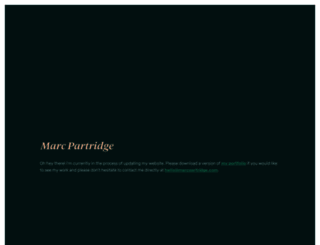 marcpartridge.com screenshot