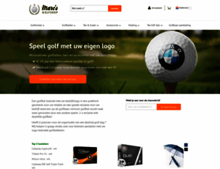 marcs-golfshop.nl screenshot