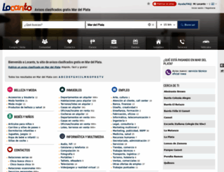 mardelplata.locanto.com.ar screenshot