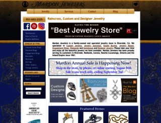 mardonjewelers.com screenshot
