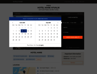 mare.ayvalik.hotels-tr.net screenshot