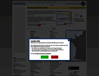 marees.com screenshot