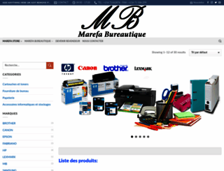 marefa-bureautique.com screenshot
