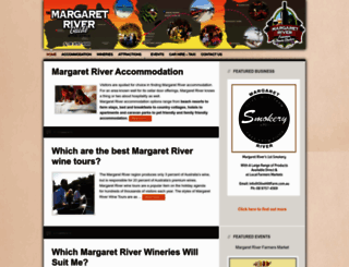 margaretriverguide.com.au screenshot