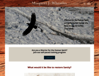 margaretwheatley.com screenshot