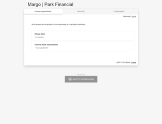 margopark.acuityscheduling.com screenshot