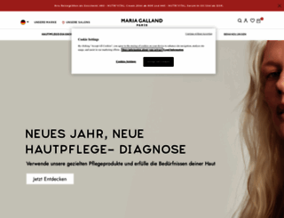 maria-galland.de screenshot