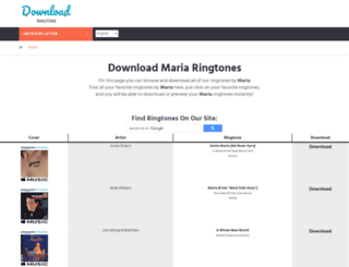 maria.download-ringtone.com screenshot