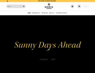 mariaakerberg.com screenshot