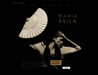 mariaavilaflamenco.com screenshot