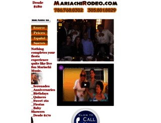 mariachirodeo.com screenshot
