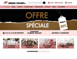 mariage-discount.fr screenshot
