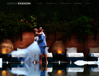 mariage-evasion.com screenshot