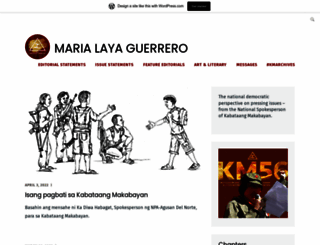 marialayaguerrero.wordpress.com screenshot