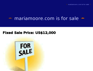 mariamoore.com screenshot