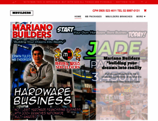 marianobuilders.com screenshot