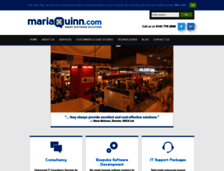 mariaquinn.com screenshot