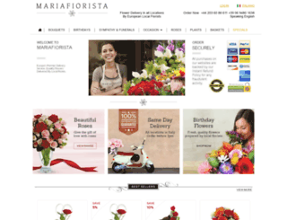 mariasflorist.com screenshot