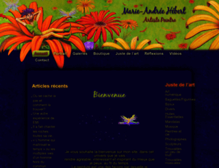 marie-andreehebert.com screenshot
