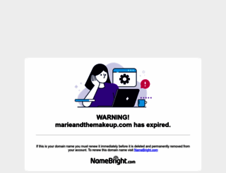 marieandthemakeup.com screenshot