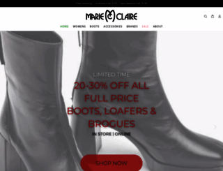 marieclaireshoes.com.au screenshot