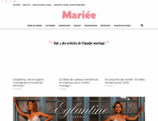 mariee.fr screenshot