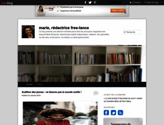 marieremande.over-blog.com screenshot
