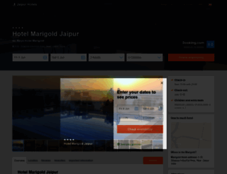 marigold.hotelsinjaipurcity.com screenshot