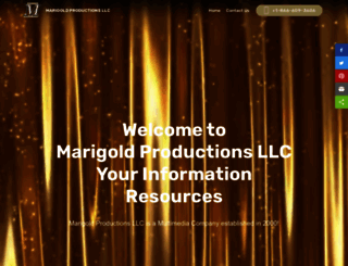 marigoldproduction.com screenshot