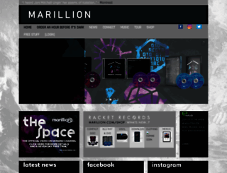 marillion.com screenshot