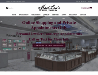 marilousdiamonds.com screenshot