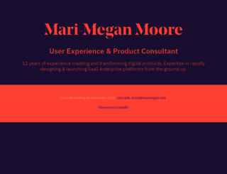 marimegan.com screenshot