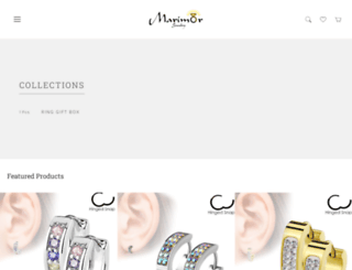 marimorjewelry.com screenshot