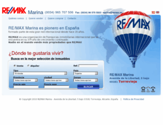 marina.remax.es screenshot