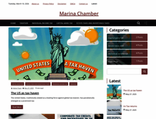 marinachamber.com screenshot
