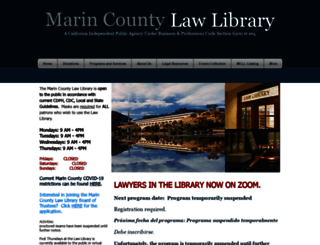 marincountylawlibrary.org screenshot