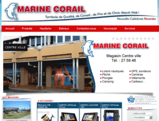 marine-corail.nc screenshot
