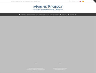 marine-project.com screenshot