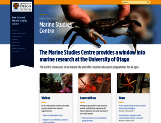 marine.ac.nz screenshot