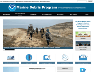 marinedebris.noaa.gov screenshot