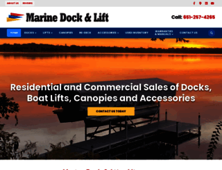 marinedocklift.com screenshot