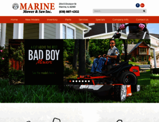 marinemower.com screenshot