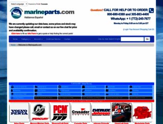 marineparts.com screenshot