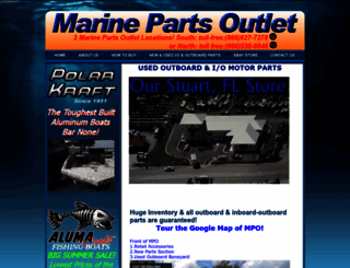 marinepartsoutlet.com screenshot