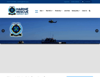 marinerescueherveybay.org.au screenshot