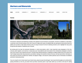 marinersandmemorials.wordpress.com screenshot